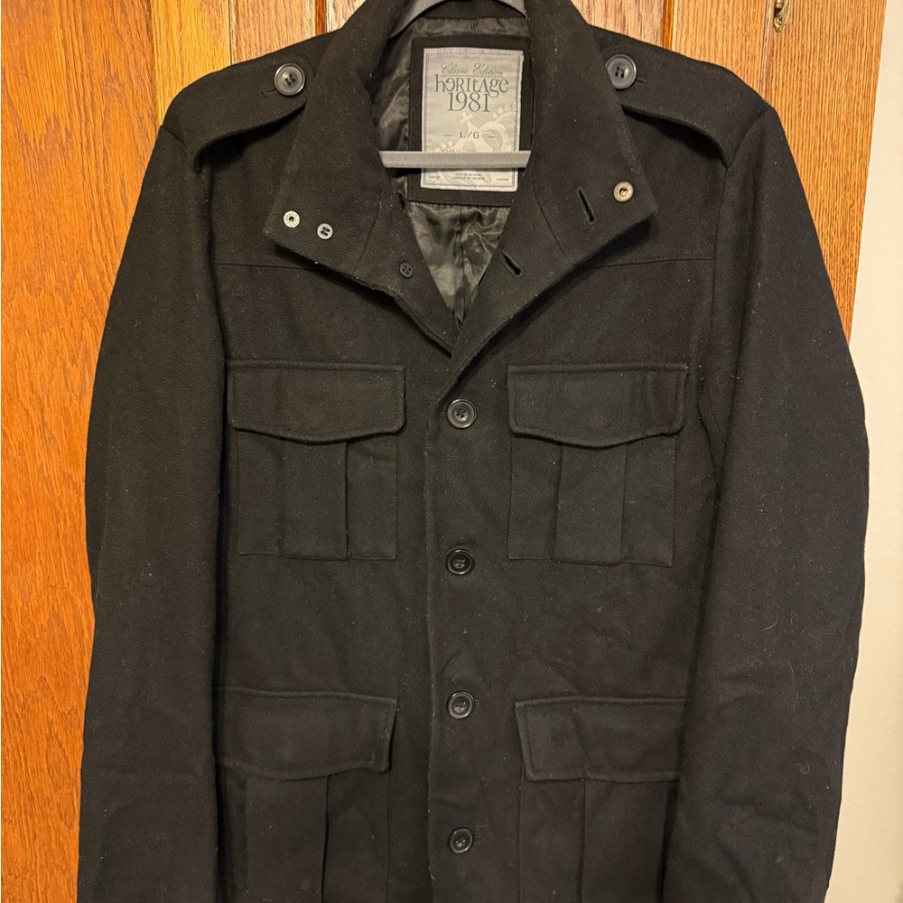 Heritage 1981 Black Military Field Jacket